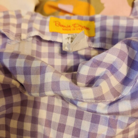 Bernie dexter purple gingham dress - Picture 2 of 3